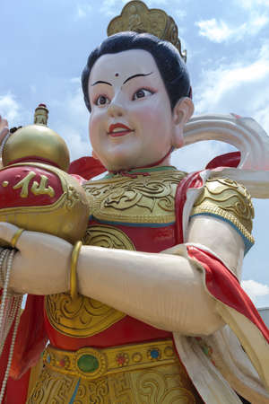 Savior Nezha In Chachoengsao Province, Thailandの写真素材