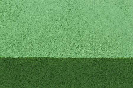 Painting the walls a light green background over green.の写真素材