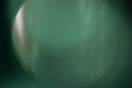 Green background, taken through a green filter in the light toward the sun, adjusting the image to be blurred.の写真素材