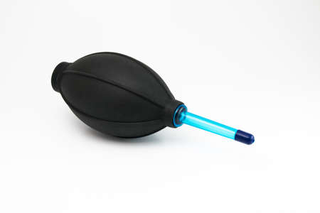 Black Air Rubber Blower on Isolated Backgroundの写真素材