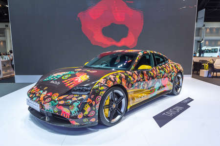 Thailand Bangkok, March 26, 2021 Bangkok International Motor Show in Challenger 1-3 Impact Muang...
