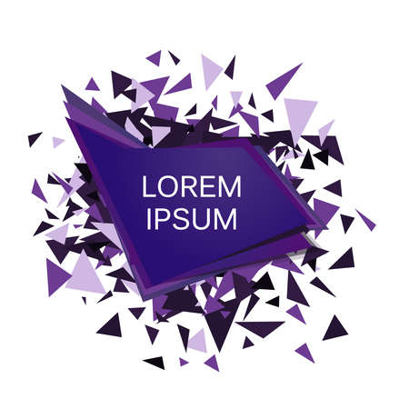 Abstract banner.Vector explosion background.Purple template for poster, flyer, banners or other design.のイラスト素材