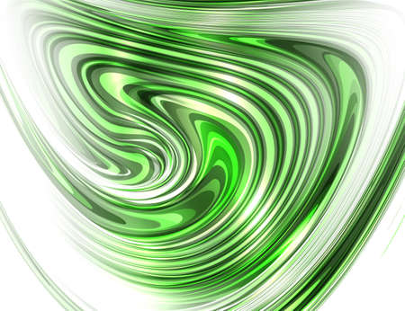 Abstract glossy swirl on white background. Bright abstract curve. Vector background.のイラスト素材