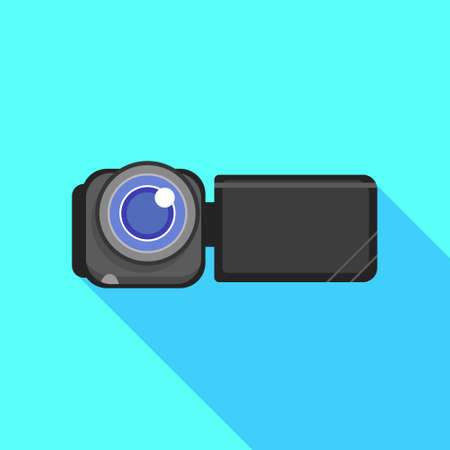 Camera icon. Flat style. Vector designのイラスト素材