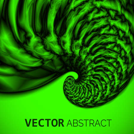 Abstract glossy waves effect, vector graphic background.のイラスト素材