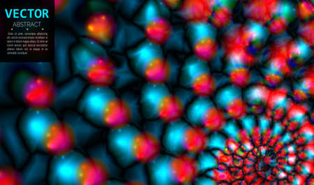 Vector colorful wallpaper. Circle mandala ornament, flower of life. Abstract graphic background.のイラスト素材