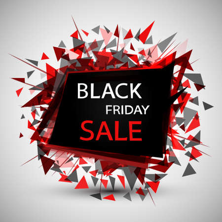 Black Friday Sale. Vector design background.のイラスト素材