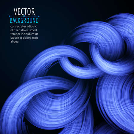 Vector abstract background. Bright circles composition. Template for brochure, website, flyer, print, poster, other design.のイラスト素材