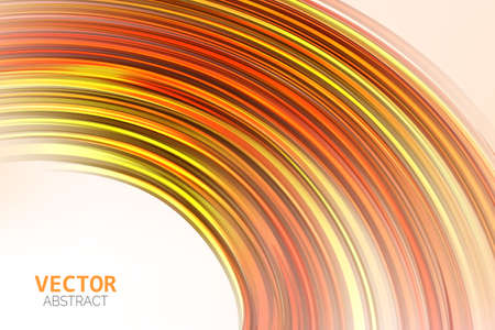 Vector. Abstract smooth background curve compositionのイラスト素材