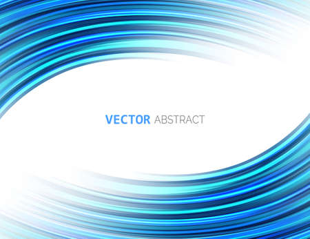 Vector. Abstract smooth background curve compositionのイラスト素材