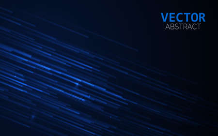 Digital abstract. Rectangles motion flow. Vector techno background. Template for brochure, website, flyer, print, poster other designのイラスト素材