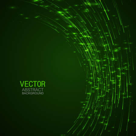 Vector background. Abstract neon glowing shapes. Digital graphic for brochure, website, flyer, print, poster other designのイラスト素材