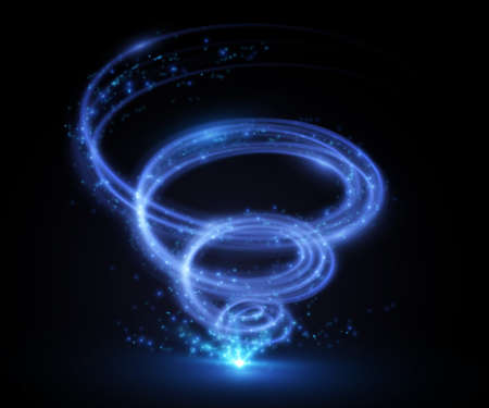 Abstract tornado swirl. Vector illutration.の写真素材