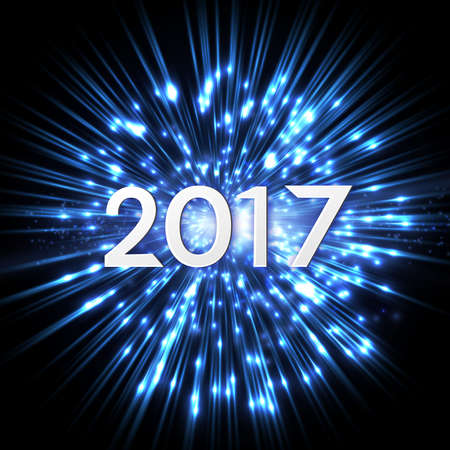 2017 numbers design. Vector background.のイラスト素材