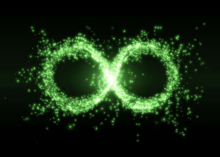 Infinity symbol background. Vector illustration.のイラスト素材