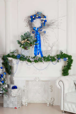 Studio sets in Christmas styleの写真素材