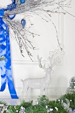 Studio sets in Christmas styleの写真素材