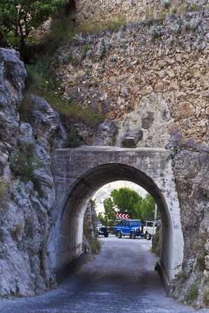 Fortress wall Kizilkule in Alanyaの写真素材