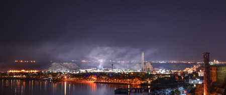 SHARM EL SHEIKH, EGYPT - FEBRUARY 19, 2014: February night in Sharm-El-Sheikh, the red sea coast...
