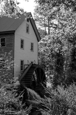 Old Mill With Water Flowing Throughの写真素材