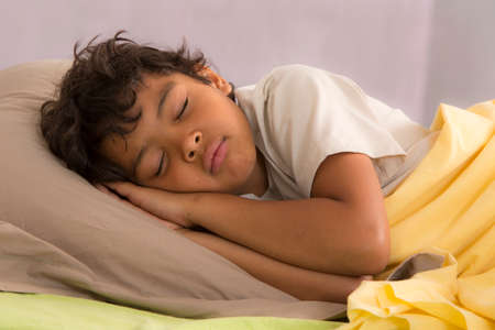 Young boy sleeping