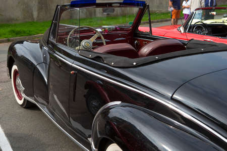 Convertible, PEUGEOT 203 - Dieppe Retro- France 2014