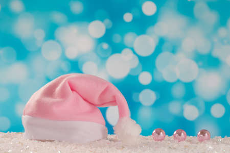 Baby girl  first Christmas  conceptの写真素材