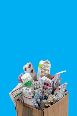 Over-medication-explosive cocktail conceptの写真素材