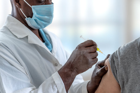 Coronavirus or other disease vaccination to male patient