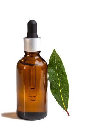 Generic image-Laurel essential oil with laurel leafの写真素材