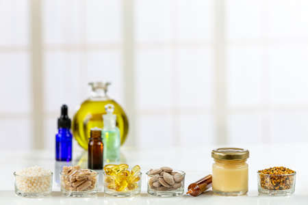 Health through plants - Herbal medicine and Beekeepingの写真素材