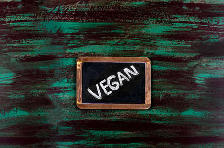 Image of Signage VEGAN plan awayの写真素材