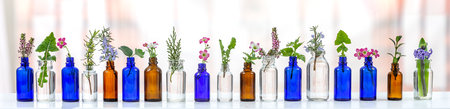 Essential Oils- Conceptual Image essential oilsの写真素材