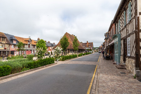 6--22-2023-Beuvron en Auge - Awarded the label of the most beautiful villages of France.のeditorial素材