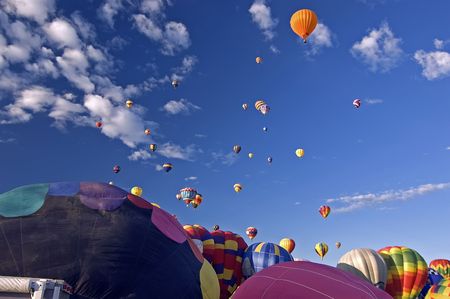 Hot Air Balloonsの写真素材