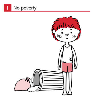 This is the first illustration of SDGs aiming for a sustainable society.のイラスト素材