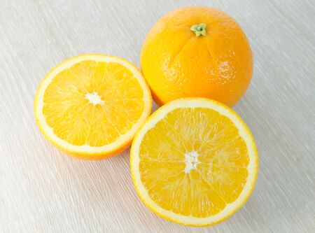 Fresh orangesの写真素材