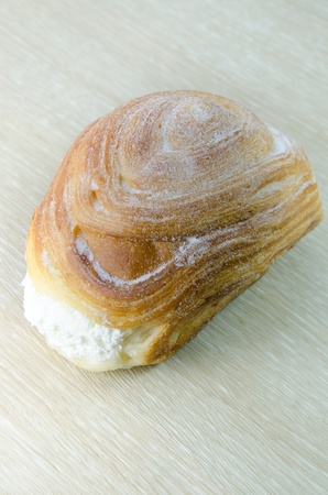 bakery with whipped creamの写真素材