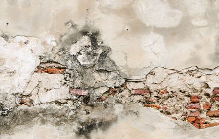 Aged street wall background, textureの写真素材