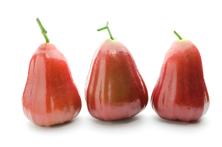 Rose apple isolated on the white 
