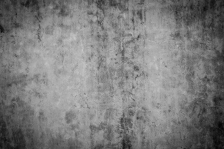 grunge concrete wall background, with vignetteの写真素材