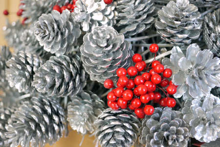 red holly berries for christmas decoration