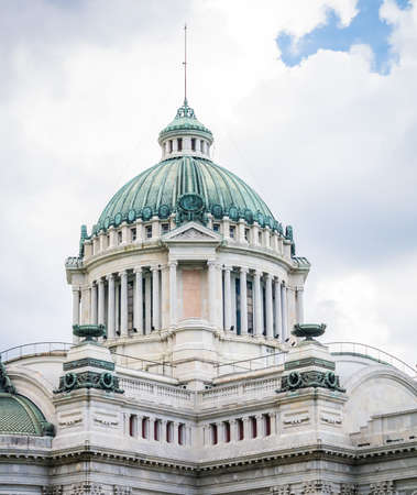 The Ananta Samakhom Throne Hall in Thai Royal Dusit Palace, Bangkok, Thailandのeditorial素材