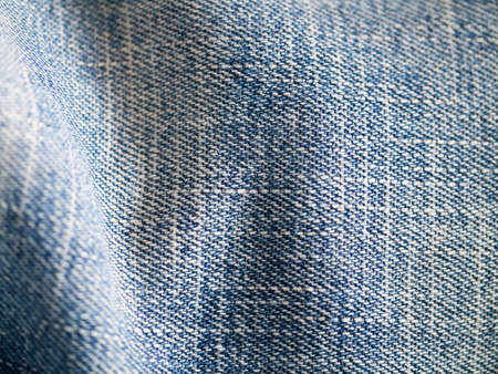Blue jeans textile able to use as backgroundの写真素材