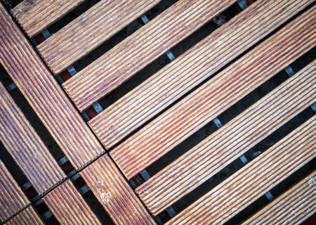 Wooden floor tile able to use as architectural backgroundの写真素材