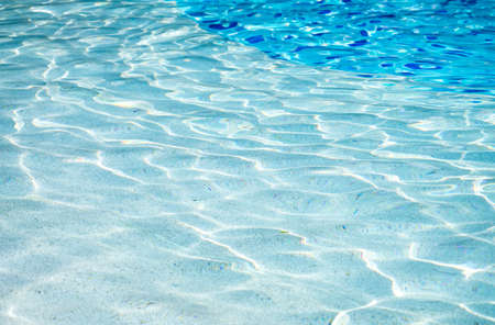 water ripples in the swimming pool able to use as abstract backgroundの写真素材