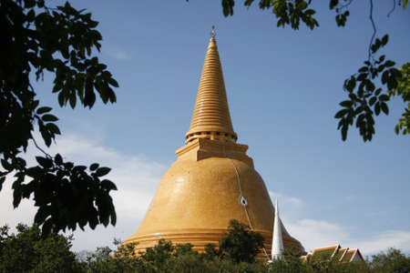 Prapathomjedi temple  Most popular for travel in Nakhonpathom Thailandの写真素材