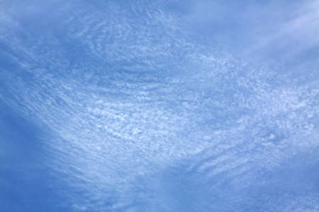 beautiful blue sky with withe clouds on bright day