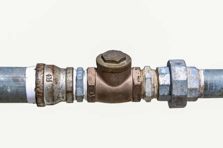 Plumb joints with Steel pipe was Firm