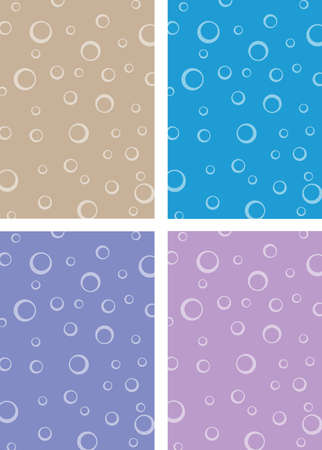 classic modern style of ring sponge backdrop on colorful backgroundのイラスト素材